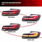 LED Tail Lights for BMW 5-Series F10 M5 2011-2016 Dynamic Animation Rear Lamps Sequential
