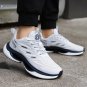 Men's Breathable Knit Running Shoes &acirc;�� Lace-Up Soft Sole Sneakers for Outdoor Jogging & Training