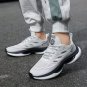 Men's Breathable Knit Running Shoes &acirc;�� Lace-Up Soft Sole Sneakers for Outdoor Jogging & Training