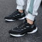 Men's Breathable Knit Running Shoes &acirc;�� Lace-Up Soft Sole Sneakers for Outdoor Jogging & Training