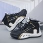 Men's High-Top Sneakers &acirc;�� Casual Sports Shoes with Thick Sole, PU Upper & Rubber Outsole