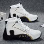 Men's High-Top Sneakers &acirc;�� Casual Sports Shoes with Thick Sole, PU Upper & Rubber Outsole