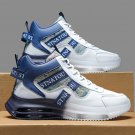Unisex Fashion Sneakers – Mid-Top Lace-Up Casual Shoes, Non-Slip Athletic Footwear, Lightweight