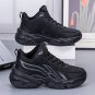Large Size Waterproof Sneakers, Non-Slip Running Shoes, Thick Sole, Height-Increasing, Casual Wear