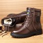 Men&acirc;��s Winter Chukka Boots &acirc;�� Plush Lined, Non-Slip, Lace-Up High-Top Outdoor & Casual Boots