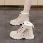 Women&acirc;��s Winter Snow Boots, Mid-Calf, Lace-Up, Faux Fur Trim, Non-Slip TPU Sole, Adjustable Straps