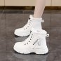 Women&acirc;��s Winter Snow Boots, Mid-Calf, Lace-Up, Faux Fur Trim, Non-Slip TPU Sole, Adjustable Straps