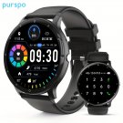 Smartwatch with Wireless Calling, Multi-Sport Mode, Weather & AI Voice Control for Men/Women