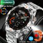 AMOLED Smartwatch 1.46", 1000mAh Battery, LED Flashlight, Wireless Calling, Message Sync