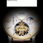 Nesun Men&acirc;��s Automatic Mechanical Watch, Luminous Skeleton Design, Stainless Steel Case