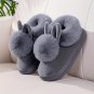 2025 Rabbit-Ear Winter Slippers &acirc;�� Warm Plush Indoor/Outdoor Shoes for Men & Women