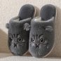 Women's Plush Cat Slippers &acirc;�� Warm Soft-Sole Indoor Winter Slip-On Home Shoes for Men & Women