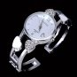 Women&acirc;��s Vintage Heart-Shaped Quartz Watch &acirc;�� Alloy Band, Black Dial, Elegant Everyday Wristwatch