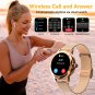 2025 Women&acirc;��s Smart Watch Call Answering, Fitness & Calorie Tracker, USB Charging, Android/iPhone