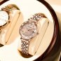 Luminous Women&acirc;��s Ultra-Thin Quartz Watch with Calendar &acirc;�� Vintage Stainless Steel