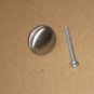 Knobs : Satin Nickel Kitchen / Bath Cabinet Knob Pulls (10pcs) - Brand New