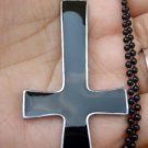 Satanic inverted cross occult demonic witch pewter necklace pendant FREE WORLDWIDE DELIVERY!