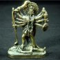 Hindu devi Kali dark goddess brass figurine statue new 1.75 X 2.5" C-46 FREE WORLDWIDE DELIVERY!