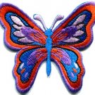 Butterfly hippie boho retro weed applique iron-on patch S-179