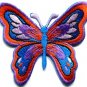 Butterfly hippie boho retro weed applique iron-on patch S-179