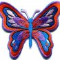 Butterfly hippie boho retro weed applique iron-on patch S-179