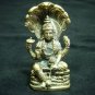 Hindu Narai Vishnu indian yoga trance brass figurine statue new 1.25" X 2.13"