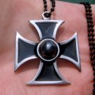 Lot of 12 German Iron Cross military medal WW2 valor biker pewter pendants nt-b