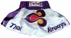 Twins Muay Thai boxing shorts Thai Airways logo XXL