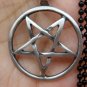 Wholesale lot 12 pentagram occult pewter pendants new FREE WORLDWIDE SHIPPING!
