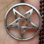 Wholesale lot 12 pentagram occult pewter pendants new FREE WORLDWIDE SHIPPING!