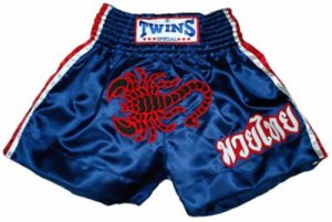 Twins Muay Thai boxing shorts red scorpion Large TBS52