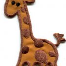 Giraffe baby animal wildlife kids applique iron-on patch S-308