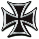 German Iron Cross military medal WW2 valor war biker iron-on applique patch S-85