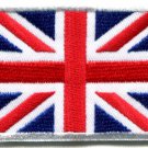 Union Jack flag of Great Britain British UK applique iron-on patch Small S-102