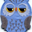 Owl bird of prey hoot animal wildlife applique iron-on patch S-330