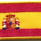 Flag of Spain Spanish pillars of Hercules applique iron-on patch Small S-350