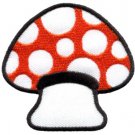 Mushroom boho hippie retro love peace weed trance applique iron-on patch S-63