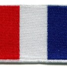 Flag of France French applique iron-on patch Medium S-98