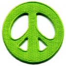 Peace sign hippie retro boho love weed embroidered applique iron-on patch S-15