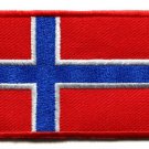 Flag of Norway Norwegian applique iron-on patch Medium S-94