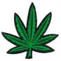 Pot leaf ganja marijuana weed hippie BIG applique iron-on patch S-91 WE SHIP ANYWHERE FOR FREE!