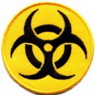 Biohazard symbol sign danger poison toxic warning applique iron-on patch S-240