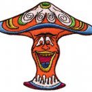 Mushroom boho hippie retro love peace weed trance applique iron-on patch S-59