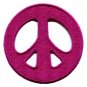 Peace sign hippie retro boho love weed applique iron-on patch S-21