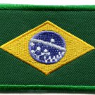 Brazilian flag Brazil Rio applique iron-on patch S-107