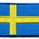 Flag of Sweden Swedish applique iron-on patch Medium S-97