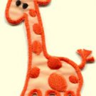 Giraffe baby animal wildlife kids applique iron-on patch S-310