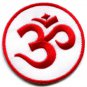 Aum om infinity hindu hindi hinduism yoga indian applique iron-on patch S-4