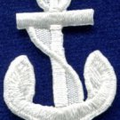 Anchor tattoo navy biker retro ship boat sea sew applique iron-on patch S-483