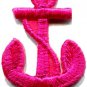 Anchor tattoo navy biker retro ship boat sea sew applique iron-on patch S-473
